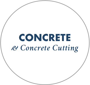 Concrete and concrete cutting