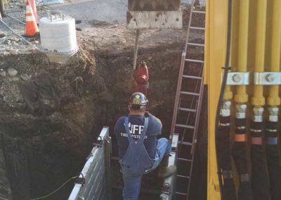 Hydrant replacement at AEP for VFP Systems, South Bend, IN