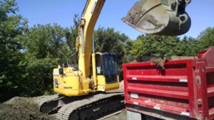 Site prep work, South Bend, IN