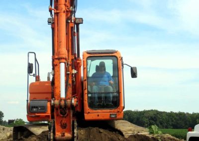 Site prep work in Bremen, IN