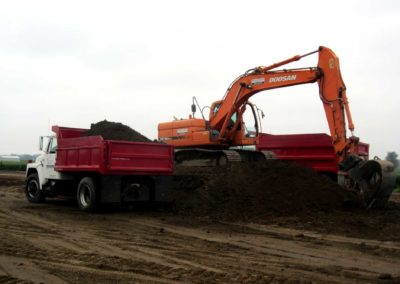 Site prep work in Bremen, IN