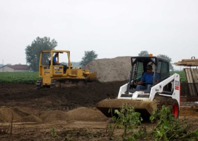 Site prep work in Bremen, IN