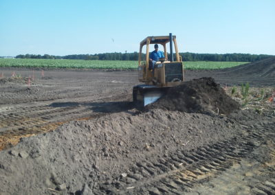 Site prep work in Bremen, IN