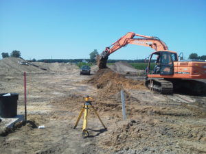 Site prep work in Bremen, IN