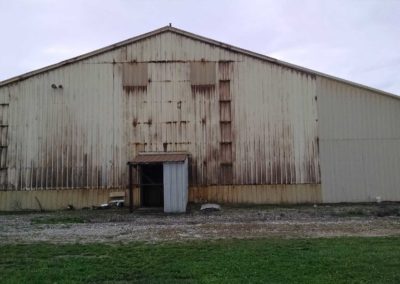 Steel Building Restoration in Bremen, IN (Before Construction)