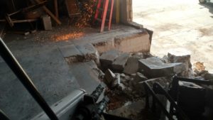 Dock leveler replacement project for American Containers, Plymouth, IN