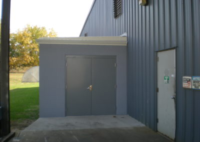 Masonry air compressor room built for AAA Tool & Die, South Bend, IN
